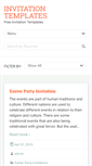 Mobile Screenshot of invitation-template.org